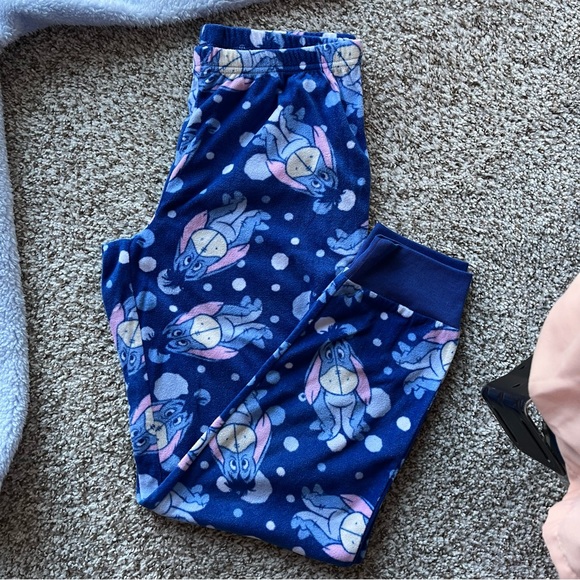 NWOT Vintage 2000s Disney Eeyore Pajama Sleep Set size XS -Sweater & Pants - Picture 3 of 5
